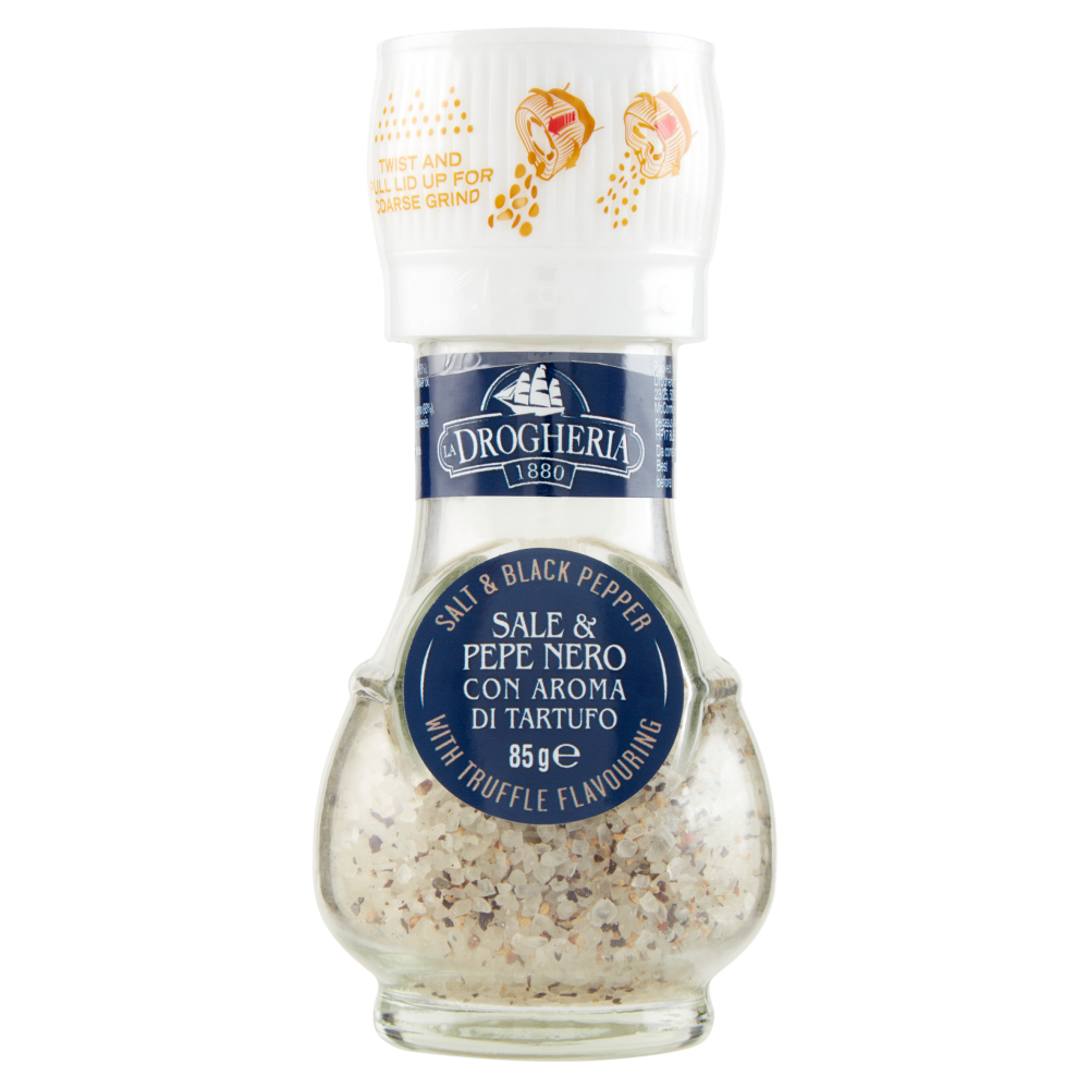 La Drogheria 1880 Sale & Pepe Nero con Aroma di Tartufo 85 g