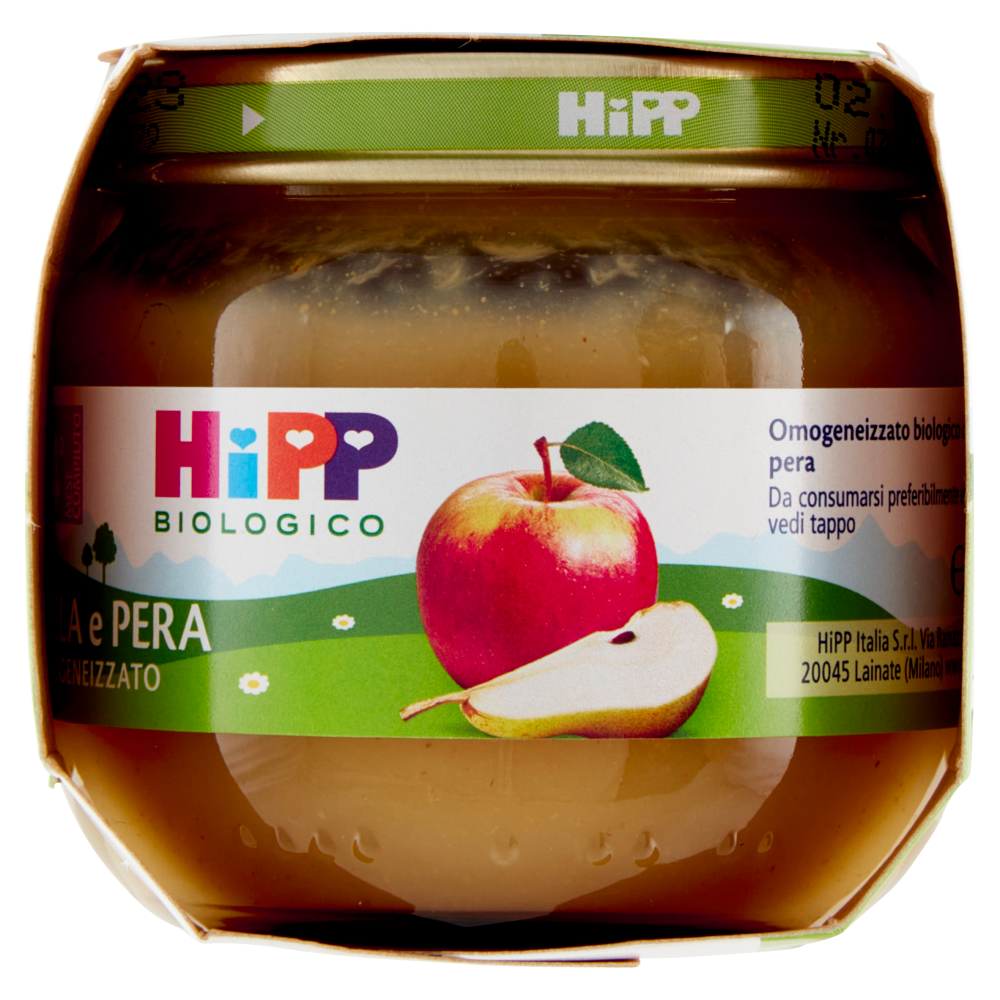 HiPP Biologico Mela e Pera Omogeneizzato 2 x 80 g