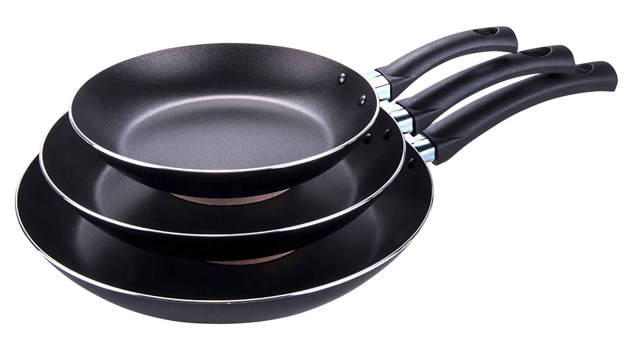 Carrefour Simpl Set Padelle 20-24-28 cm Antiaderente