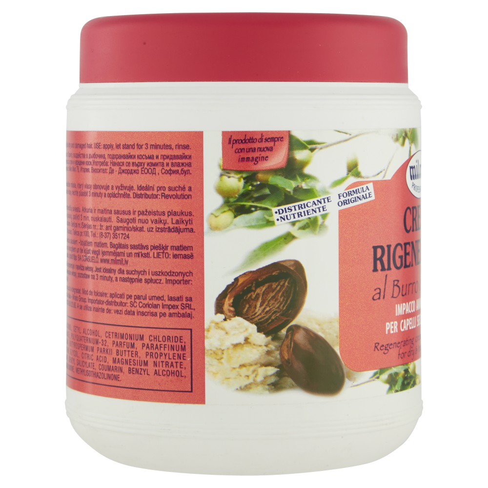 milmil Professional Crema Rigenerante al Burro di Karitè 1000 ml