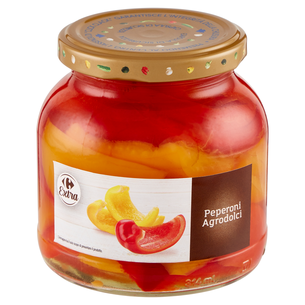 Carrefour Extra Peperoni Agrodolci 300 g