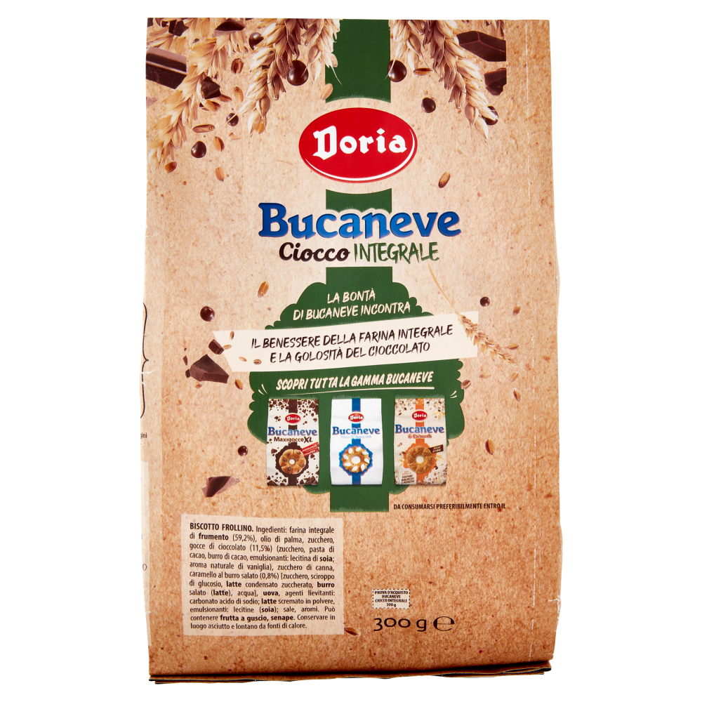 Doria Bucaneve Ciocco Integrale 300 g