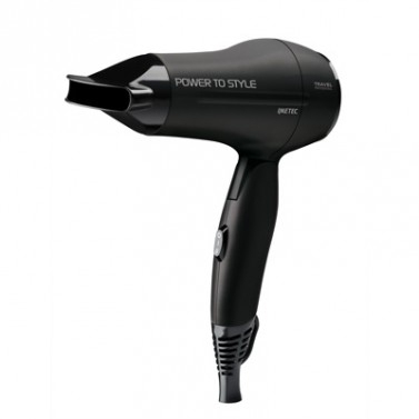 Imetec POWER TO STYLE TRAVEL asciuga capelli 1400 W Nero