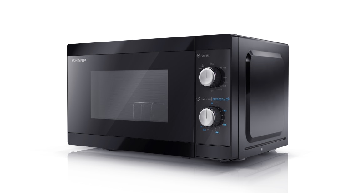 Sharp YC-MG01E-B forno a microonde Nero Microonde combinato Superficie piana 20 L 800 W