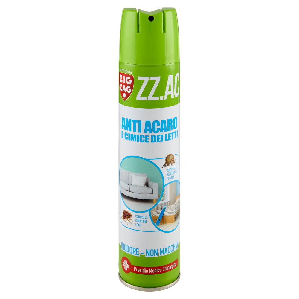Zig Zag Insetticida ZZ.AC Anti Acaro e Cimici dei Letti 300 ml