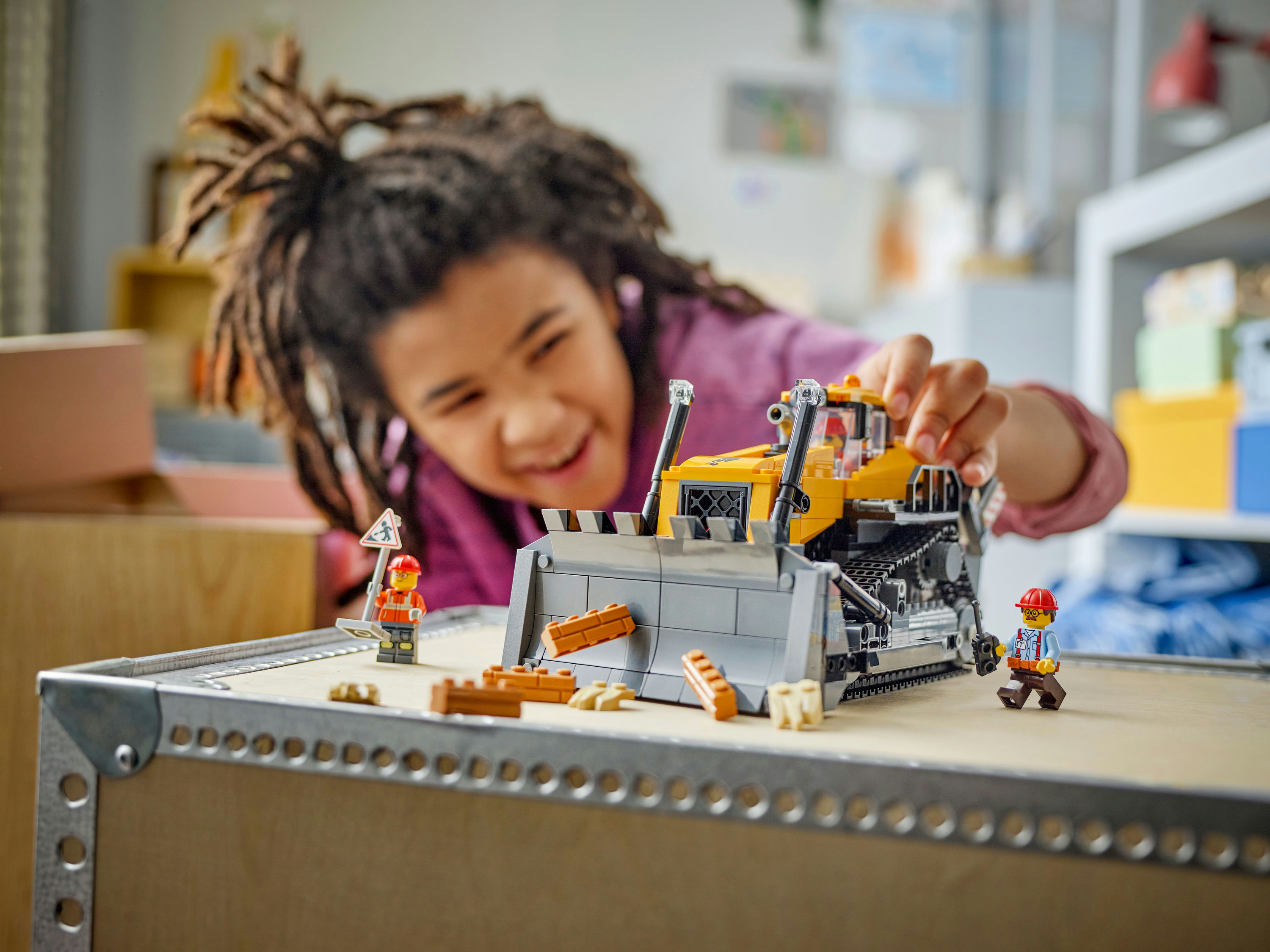 LEGO City Bulldozer giallo