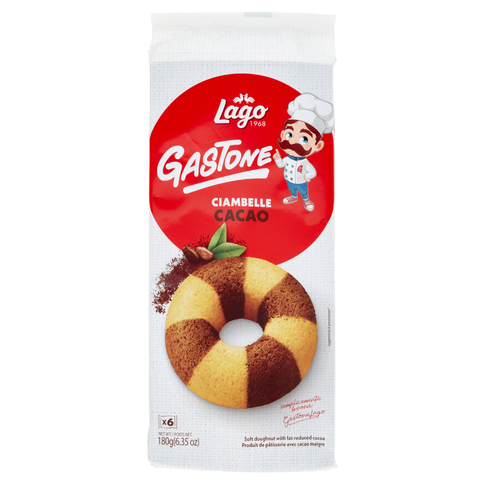 Lago Gastone Ciambelle Cacao 6 x 30 g