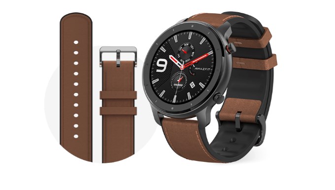 Xiaomi GTR 47mm 3,53 cm (1.39") AMOLED Digitale 454 x 454 Pixel Touch screen Alluminio, Marrone GPS (satellitare)