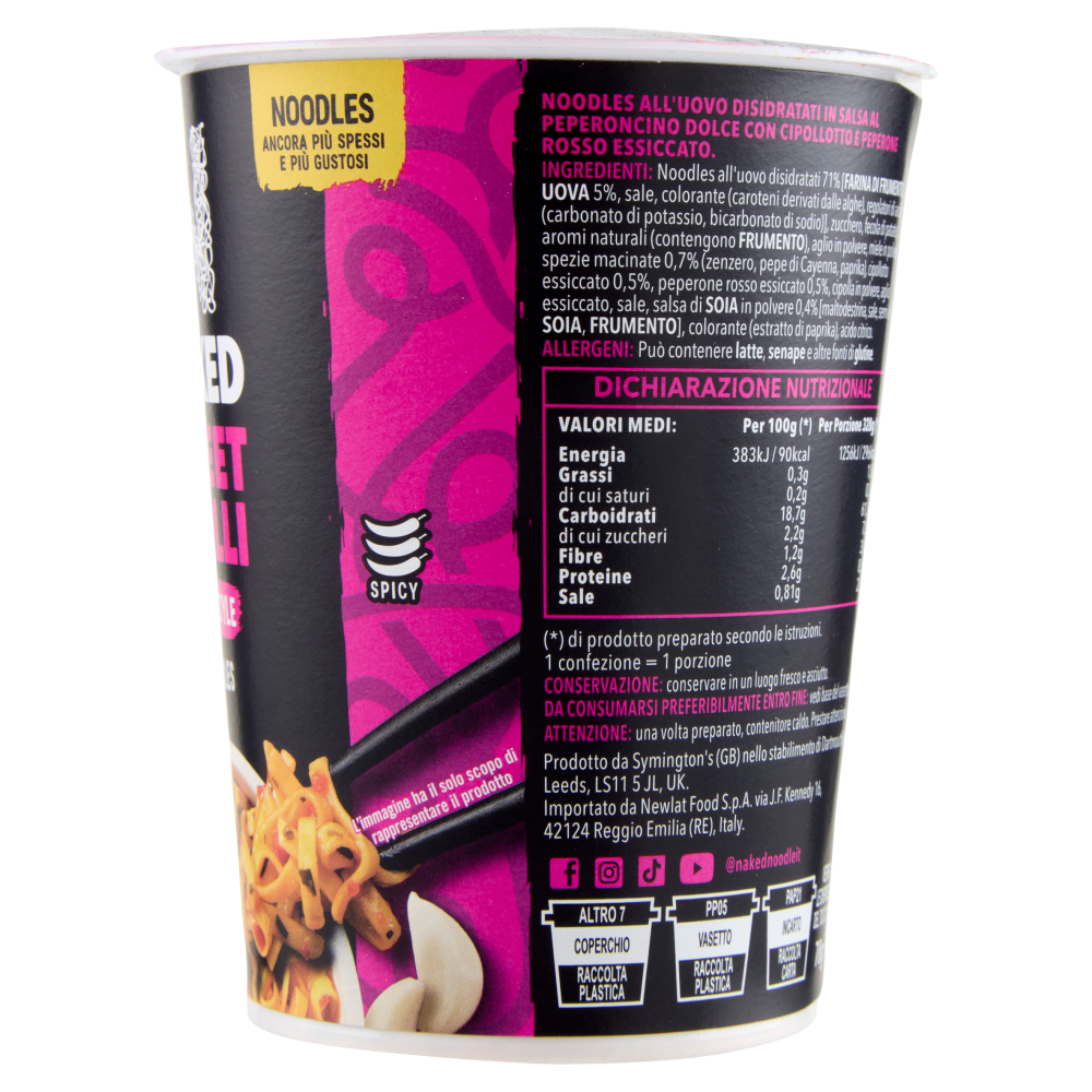 Naked Thai Style Sweet Chilli Noodles 78 g