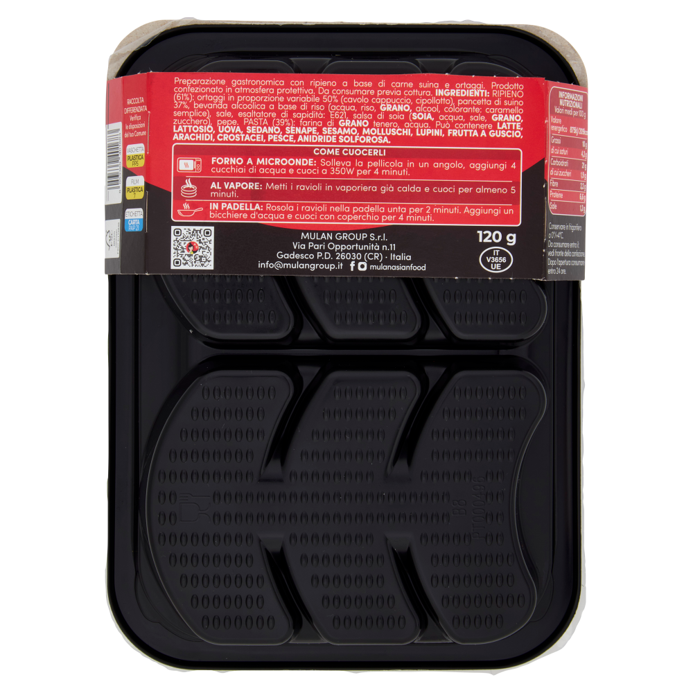 Mulan Ravioli di Carne al vapore 120 g