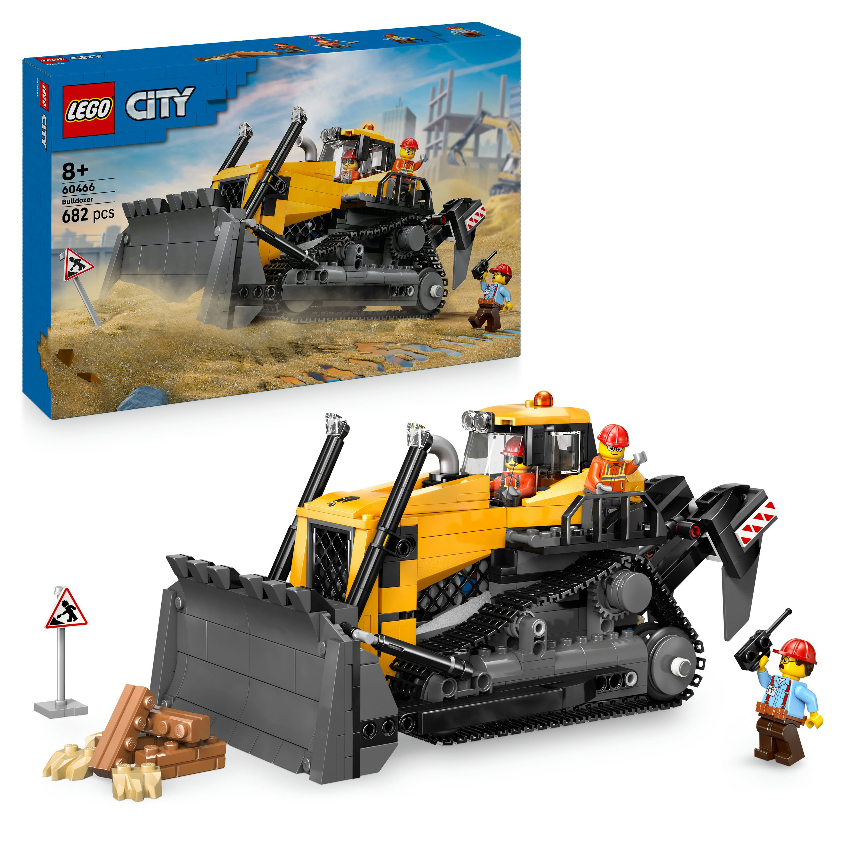 LEGO City Bulldozer giallo