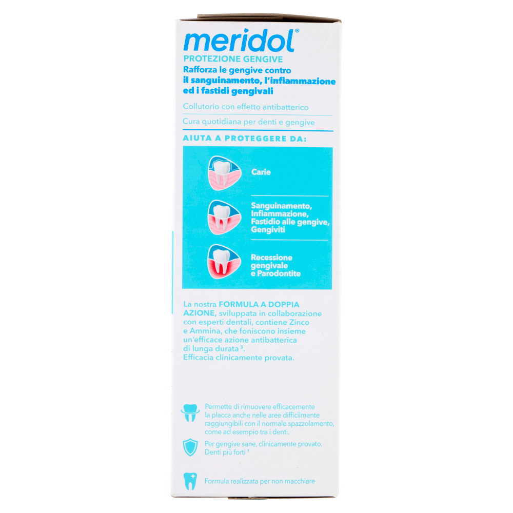 meridol collutorio Protezione Gengive con effetto antibatterico rapido 400 ml