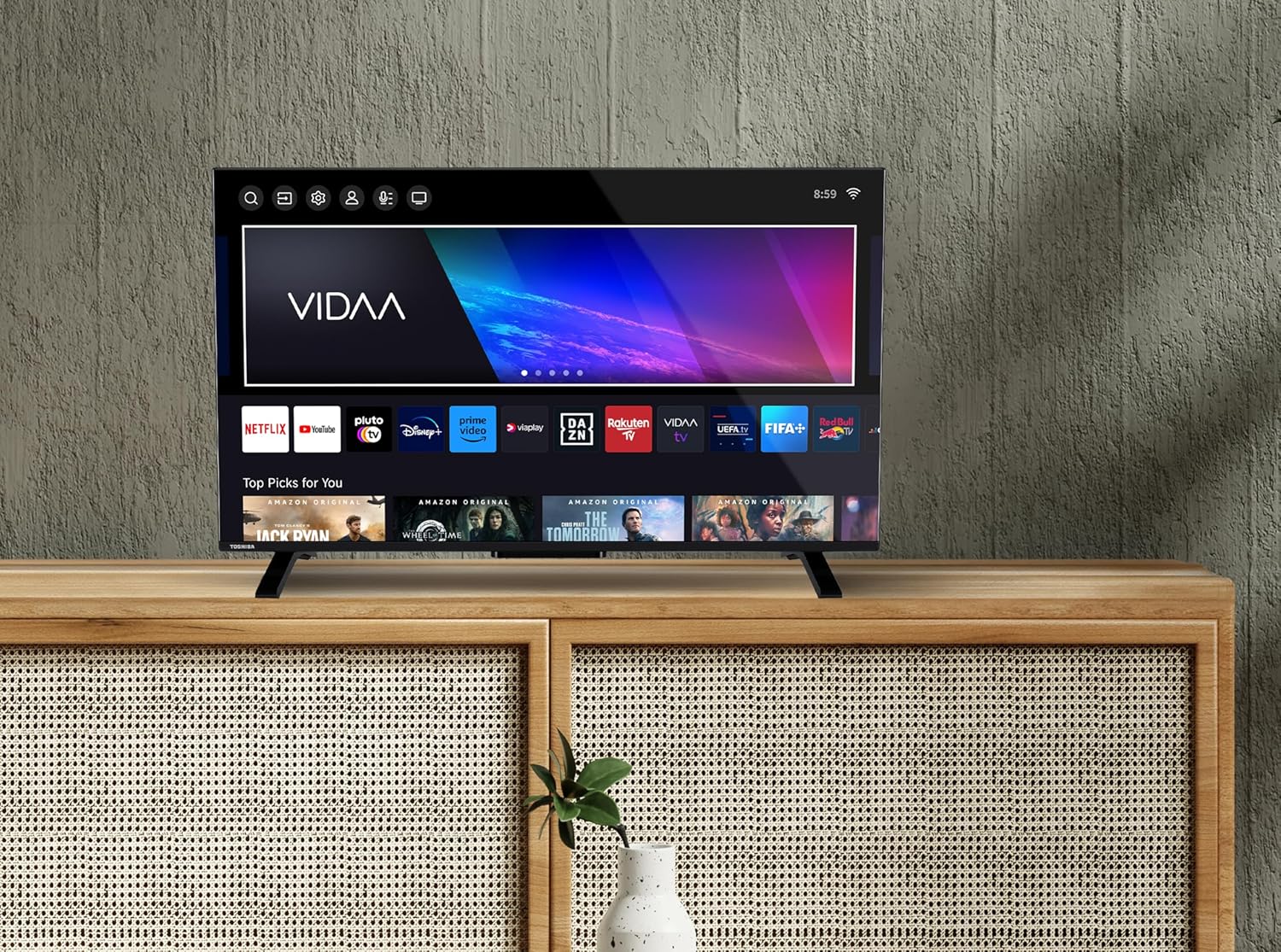 Toshiba 43QV2363DA TV 109,2 cm (43") 4K Ultra HD Smart TV Nero