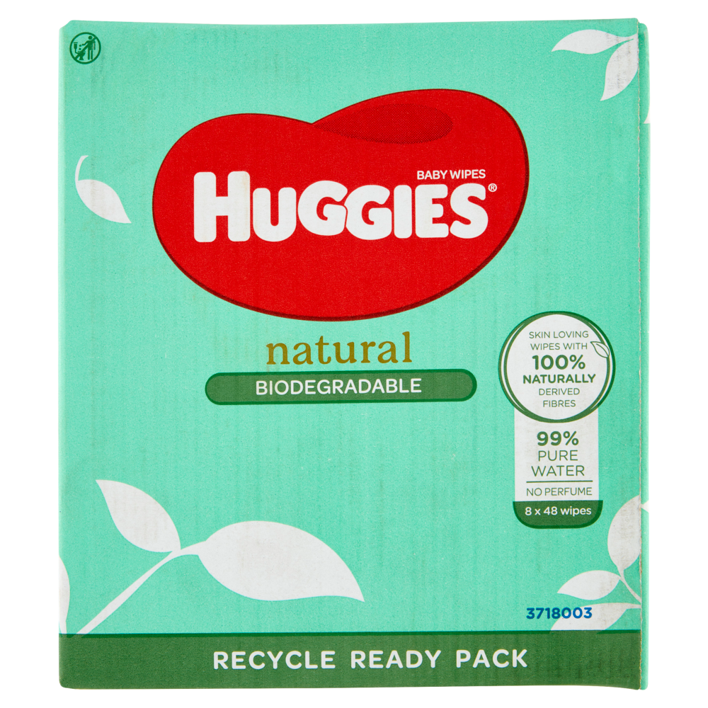 Huggies Baby Wipes natural 8 x 48 pz