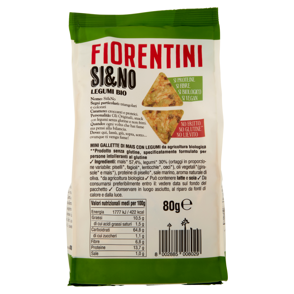 Fiorentini gli Originali Si&No Legumi Bio 80 g
