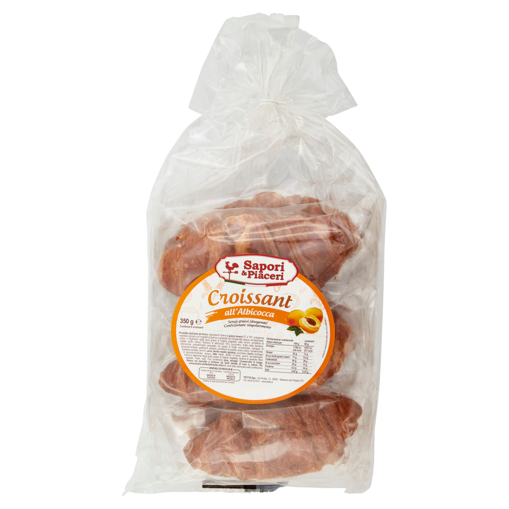Sapori & Piaceri Croissant all'Albicocca 6 x 58,4 g