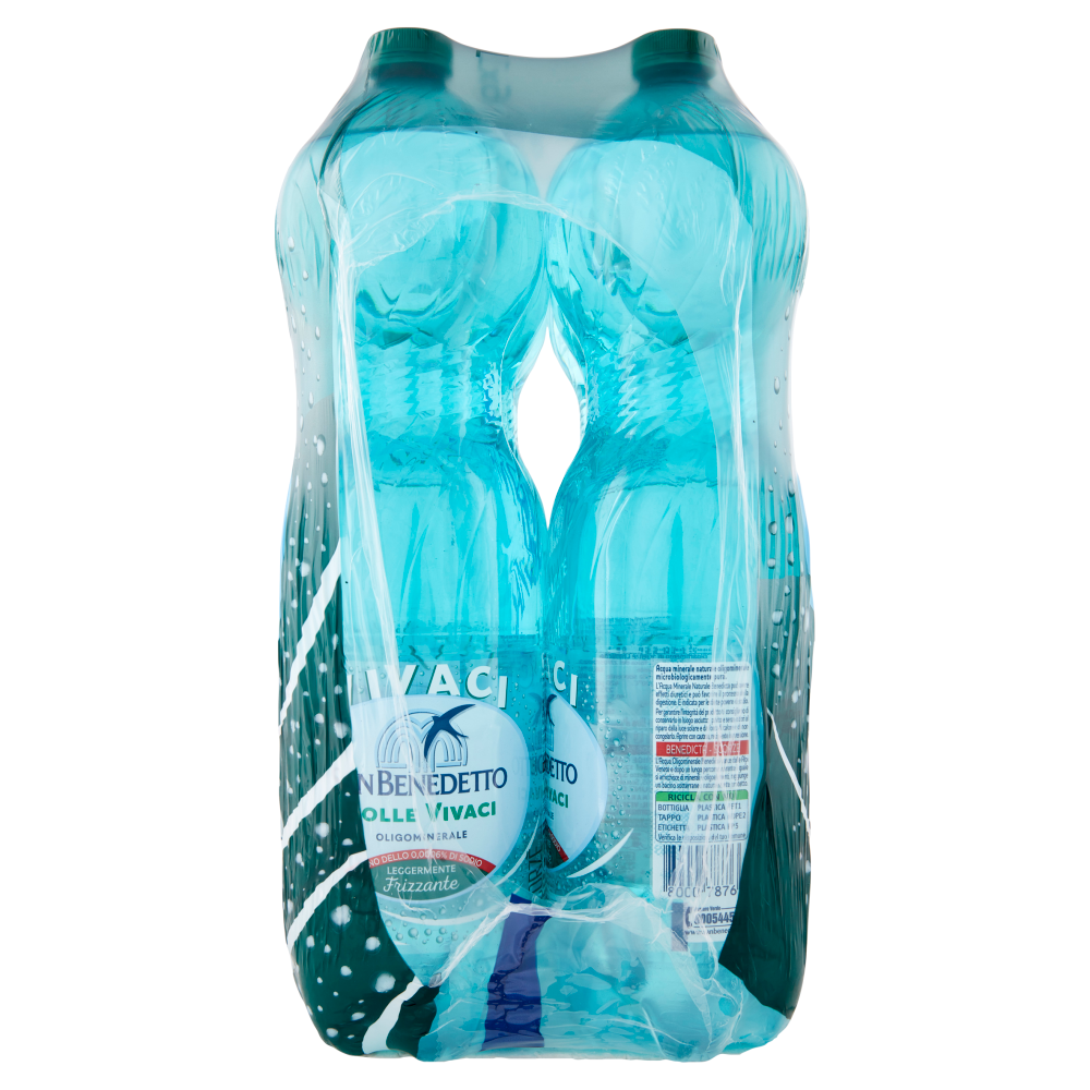San Benedetto Oligominerale Benedicta Leggermente Frizzante 6 x 1,5 L
