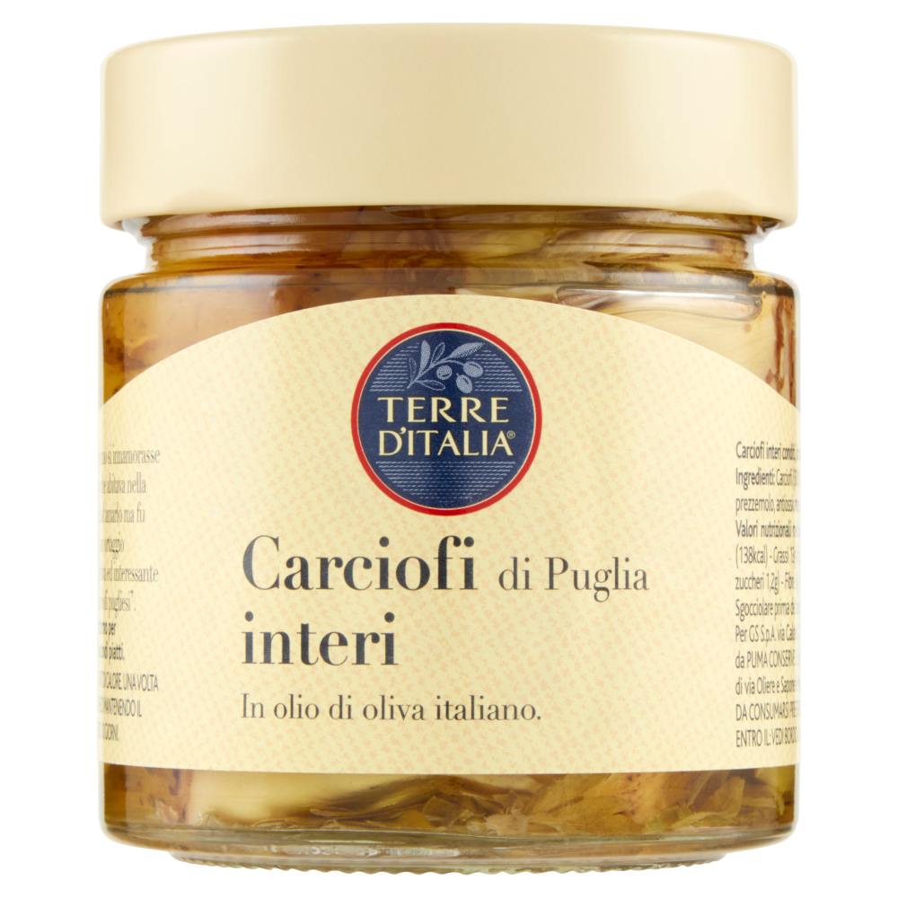 Terre d'Italia Carciofi di Puglia interi 235 g