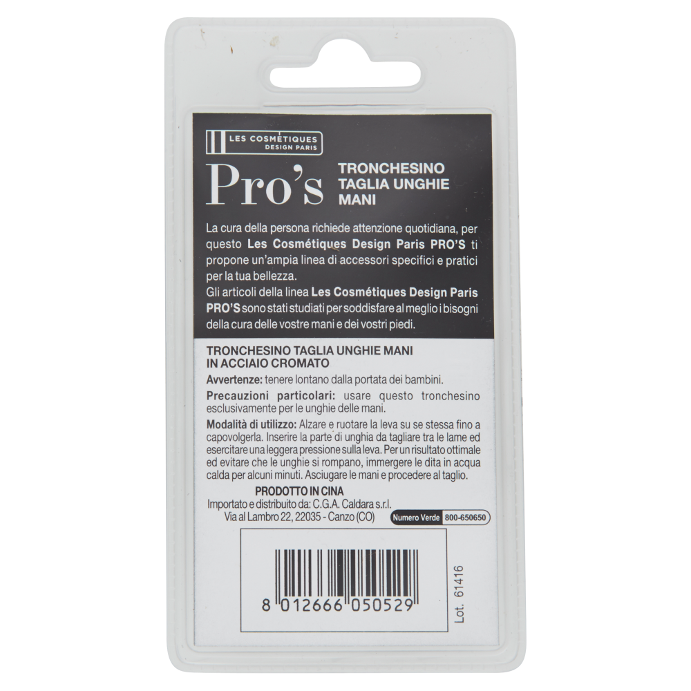 Pro's Tronchesino Taglia Unghie Mani
