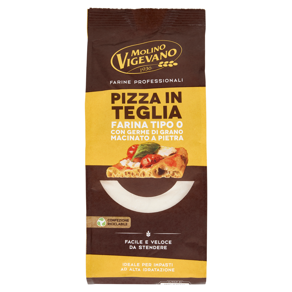 Molino Vigevano Farine Professionali Pizza in Teglia 500 g
