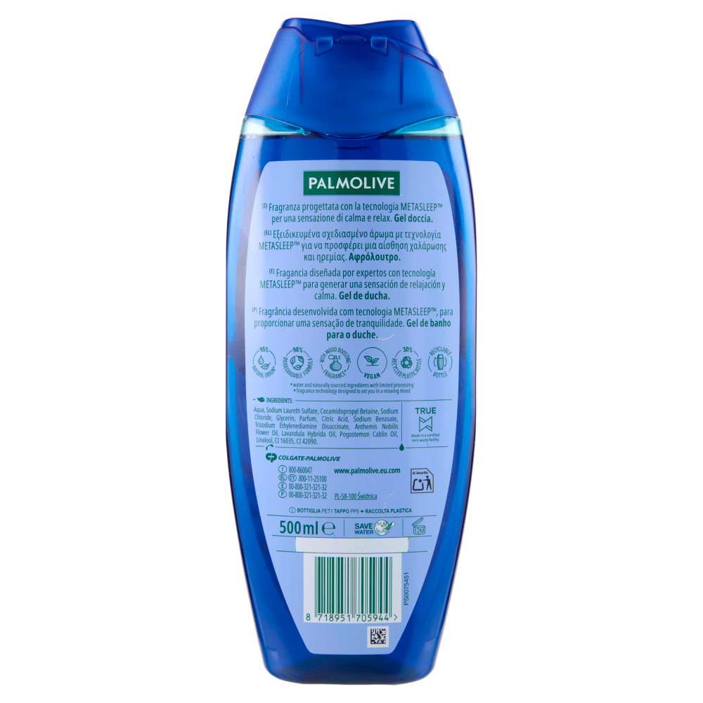 Palmolive bagnoschiuma Aroma Essence Restful Sleep 500 ml