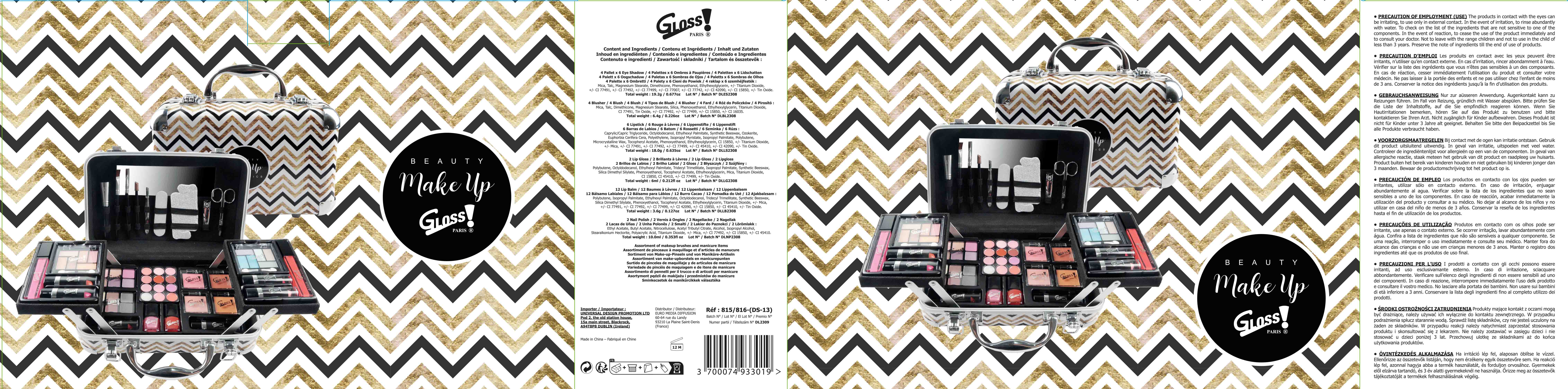 Valigetta Make-up Fashion Make-Up Glamour