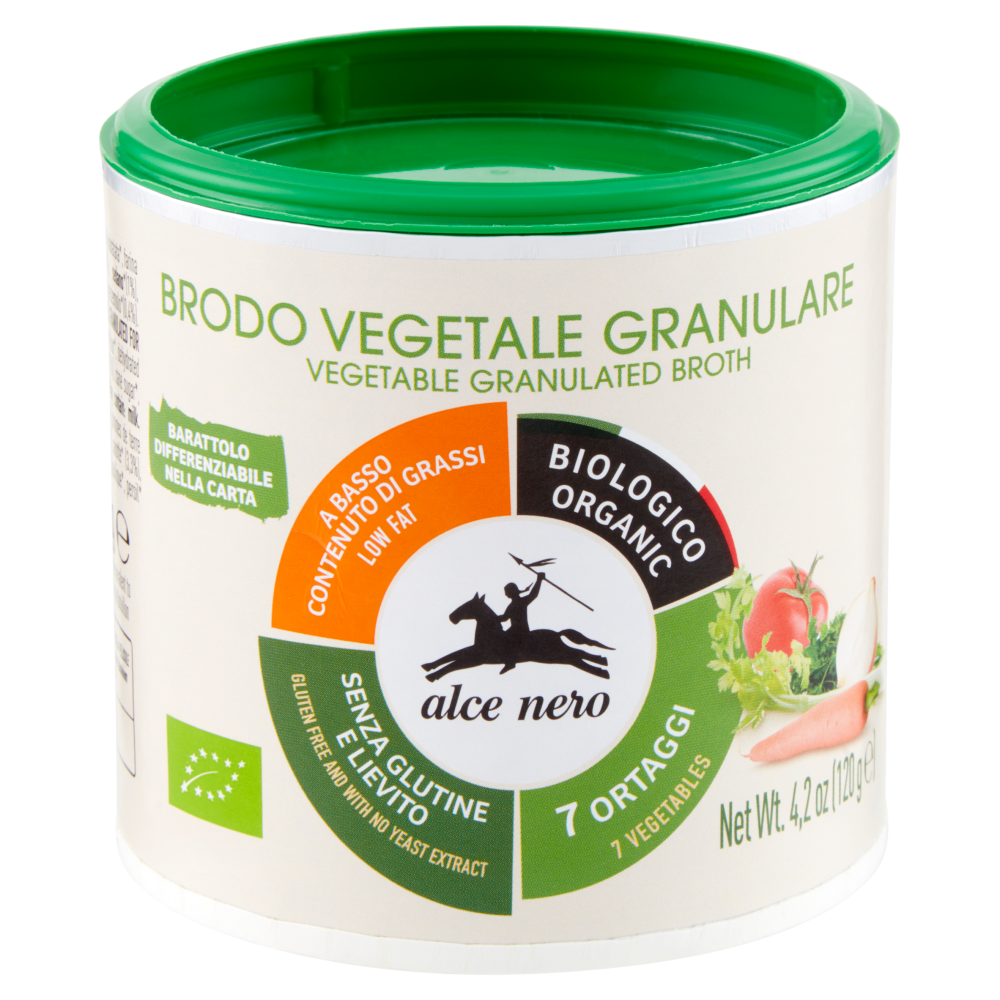 alce nero Brodo Vegetale Granulare 120 g