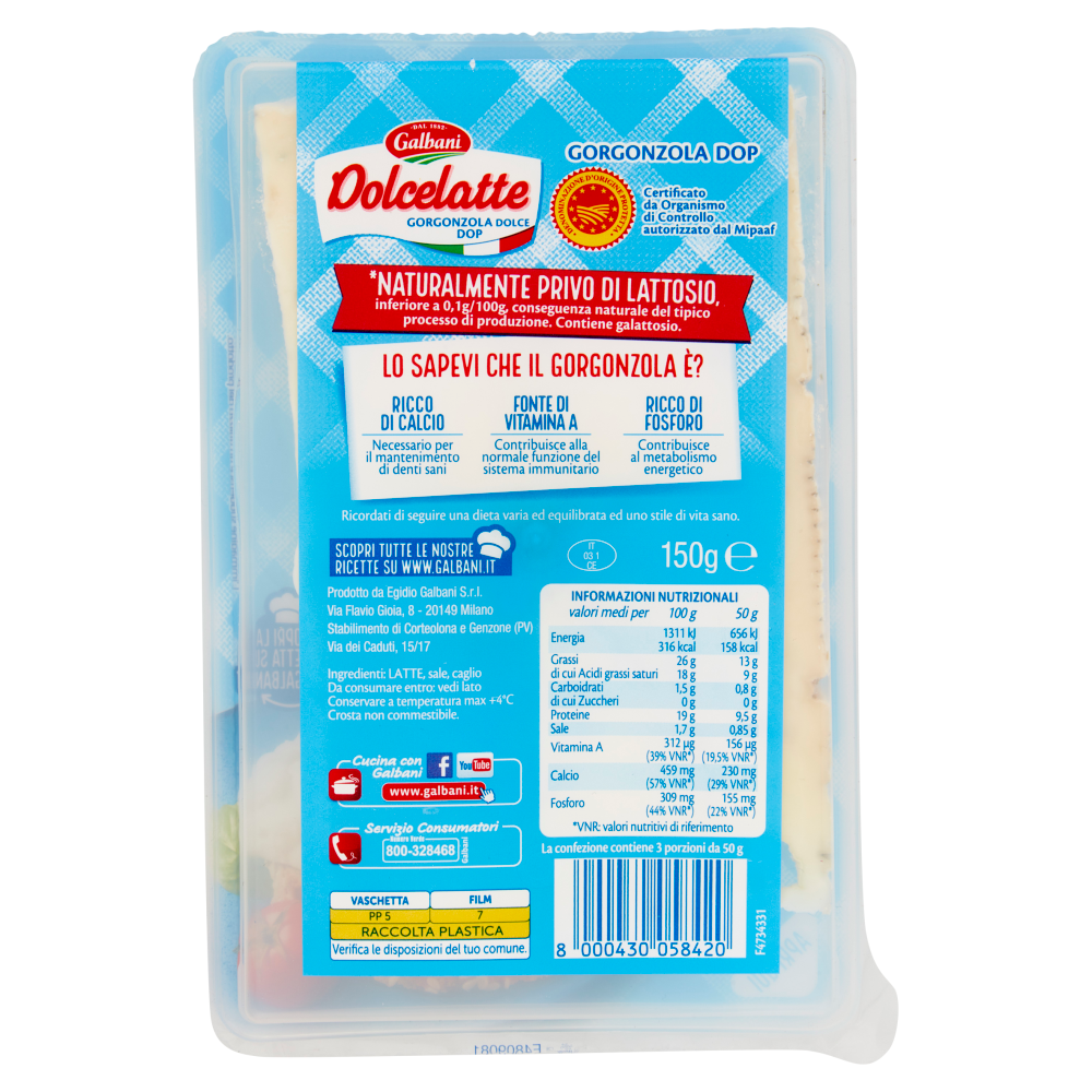 Galbani Dolcelatte Gorgonzola Dolce DOP 150 g
