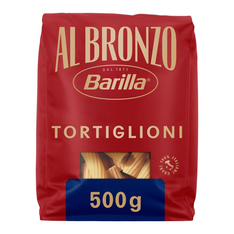 Barilla Al Bronzo Pasta Tortiglioni 500g