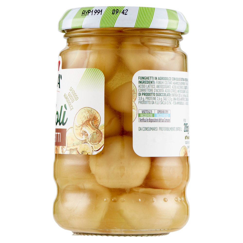 Saclà Sfiziolì Funghetti 205 g