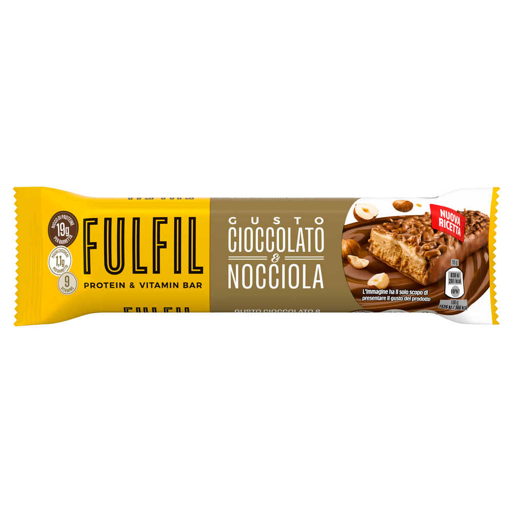 Fulfil Protein and Vitamin Bar barretta proteica Cioccolato e Nocciola 55g