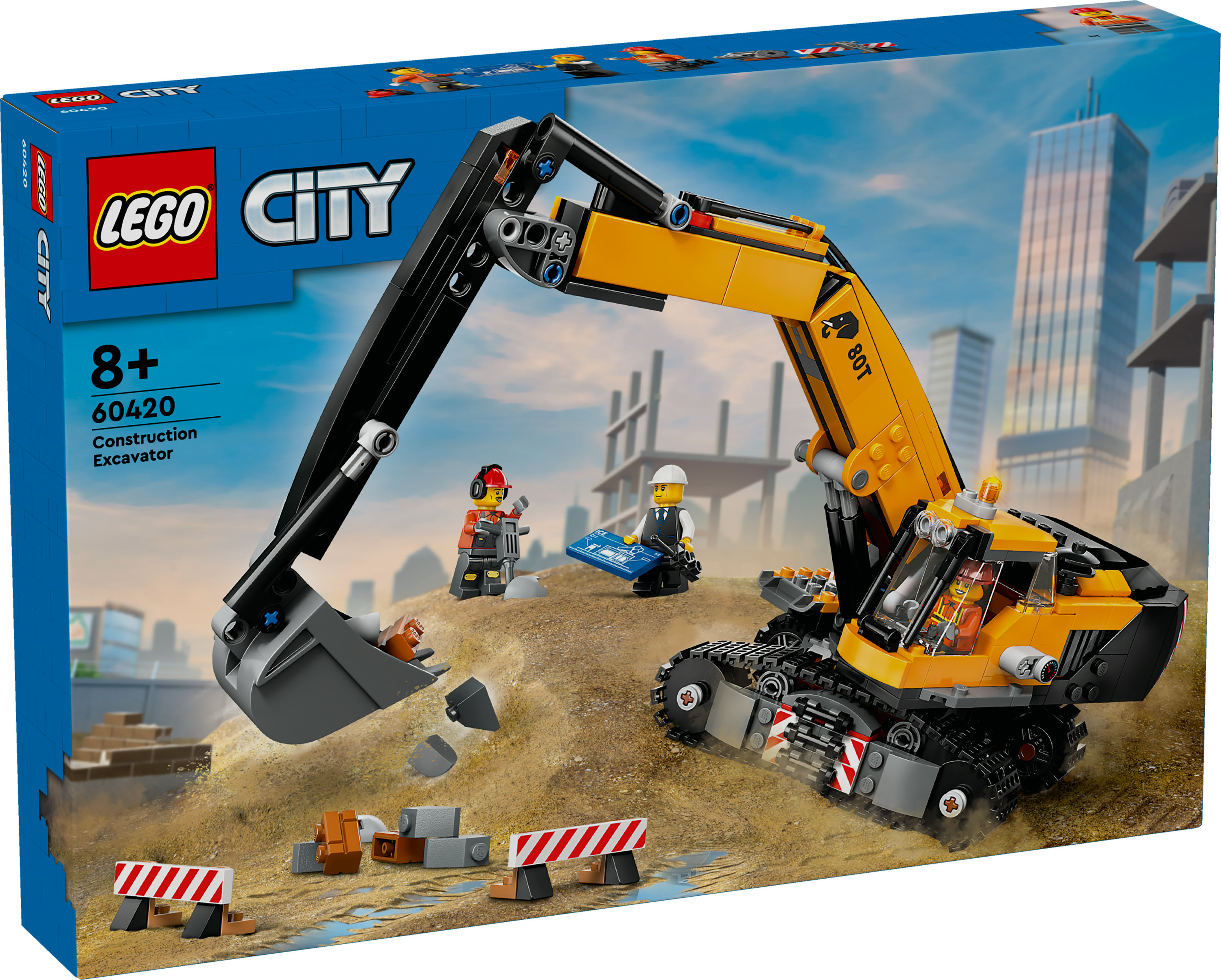 LEGO City Escavatore da cantiere giallo