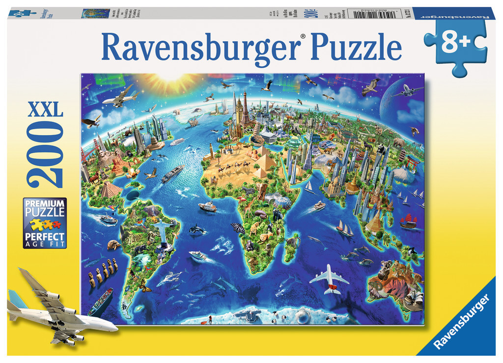 Ravensburger 12722. Puzzle Xxl 200 Pz. Vista Dall'Alto