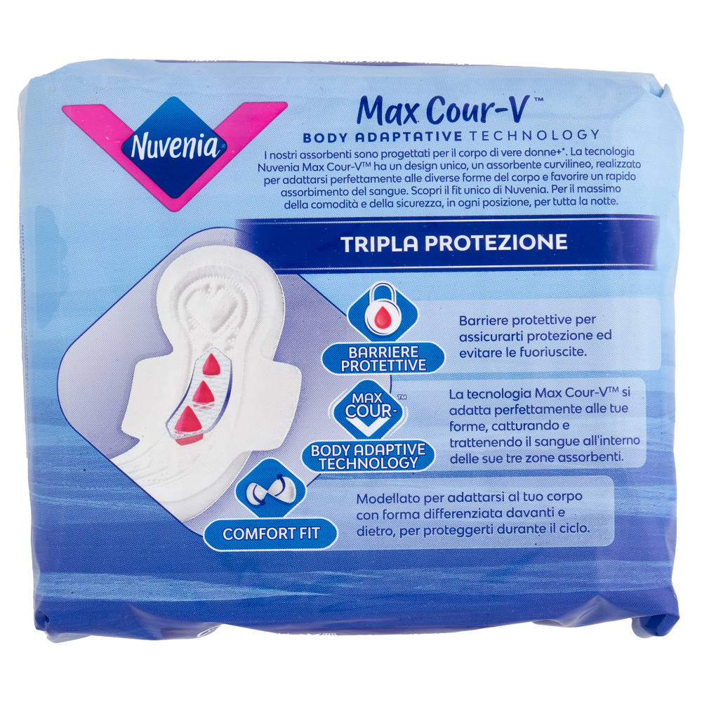 Nuvenia comfort & protezione Sottile Night+ con Ali 10 pz