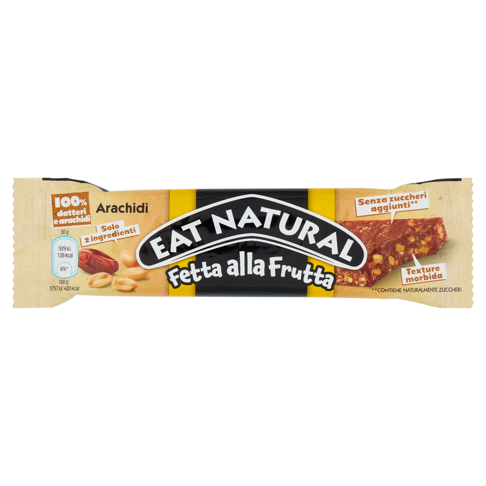 Eat Natural Fetta alla Frutta Arachidi 30 g