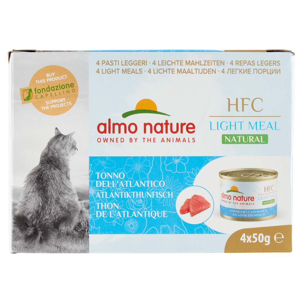 almo nature HFC Light Meal Natural Tonno dell'Atlantico 4 x 50 g
