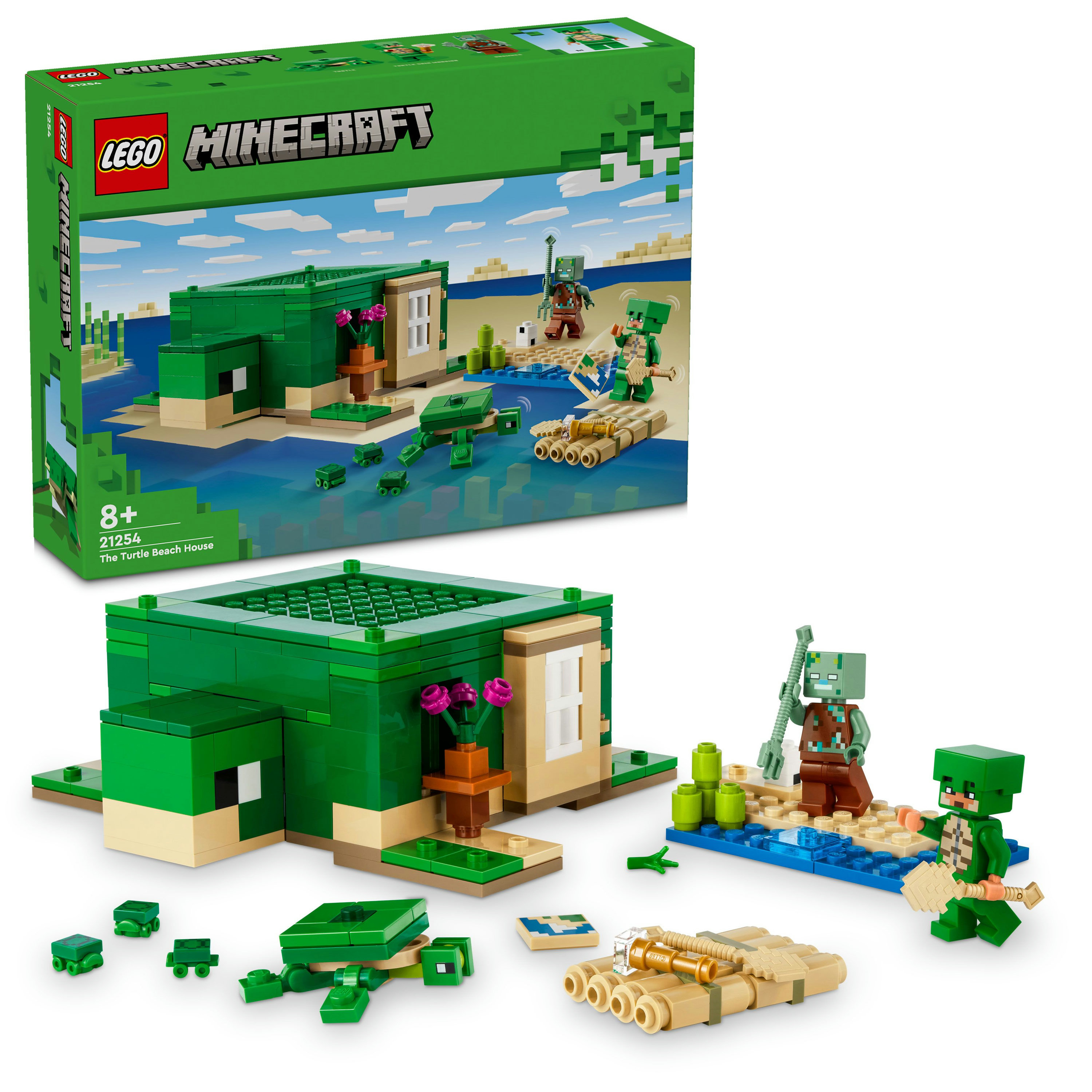 LEGO Minecraft Beach House della tartaruga