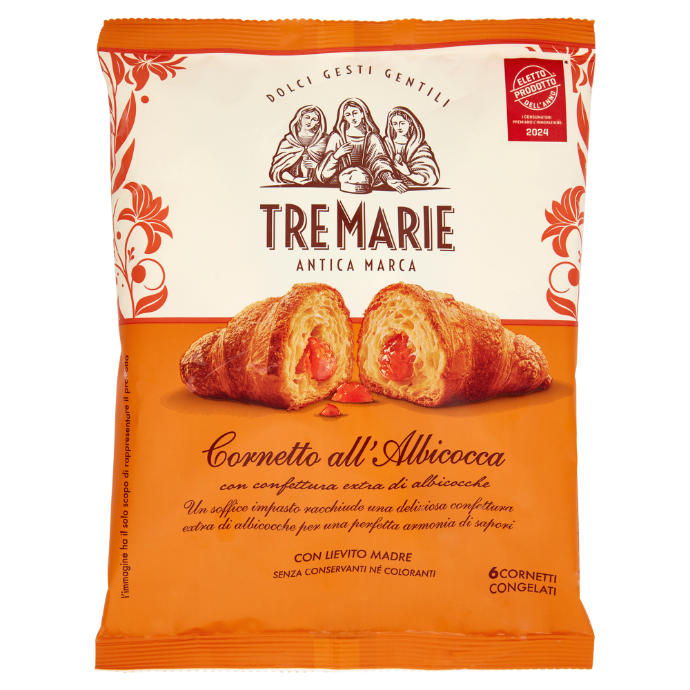 Tre Marie Cornetto all'Albicocca 6 x 62 g