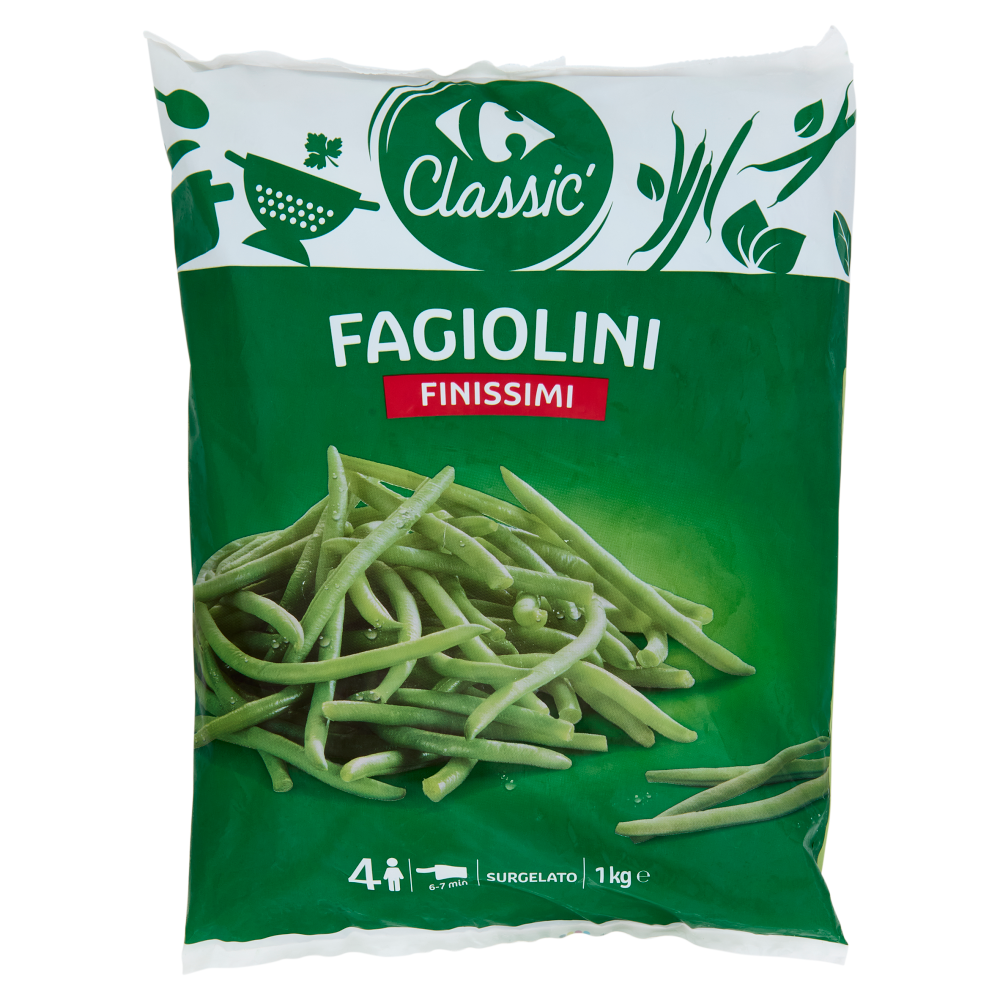 Carrefour Classic Fagiolini Finissimi Surgelato 1 kg
