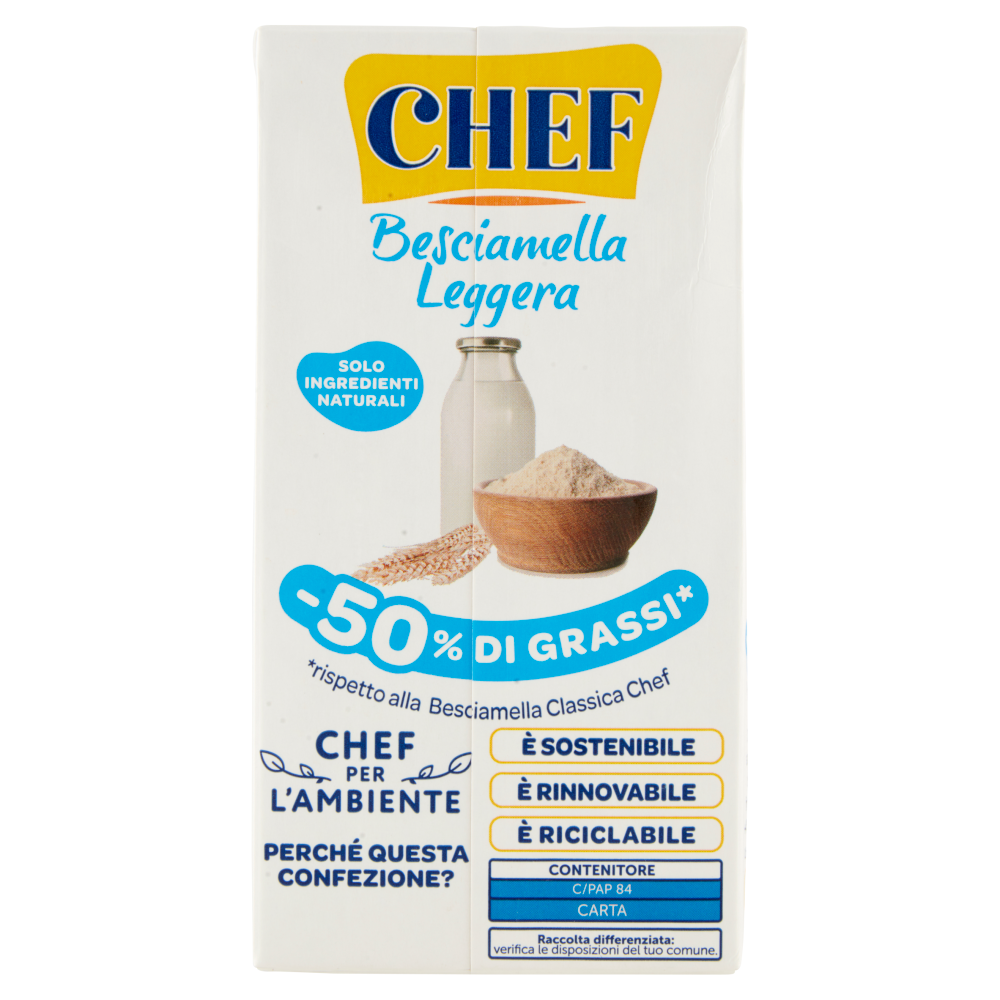 Chef Besciamella Leggera 500 ml