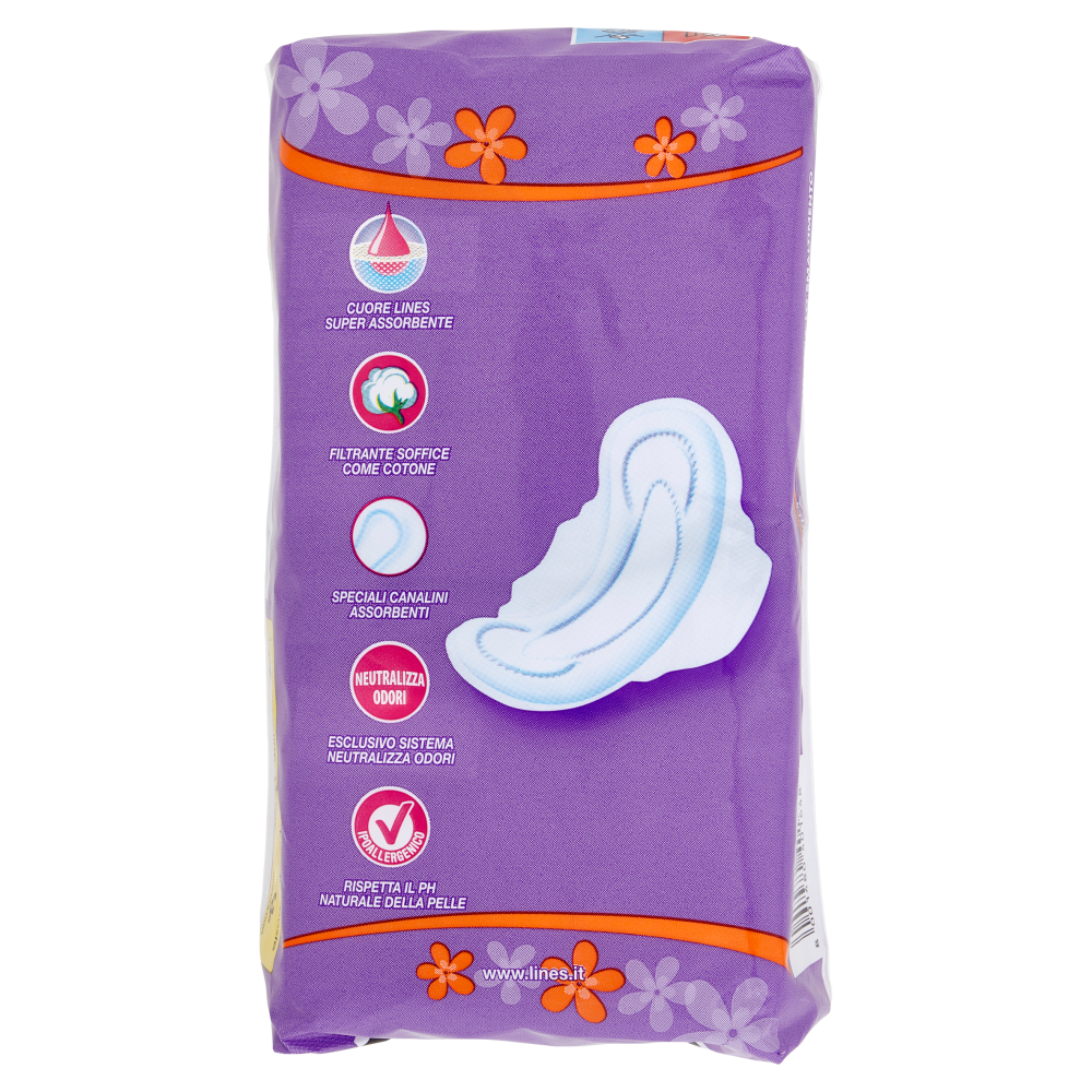 Lines Idea Sottile con ali ripiegato 12 pz