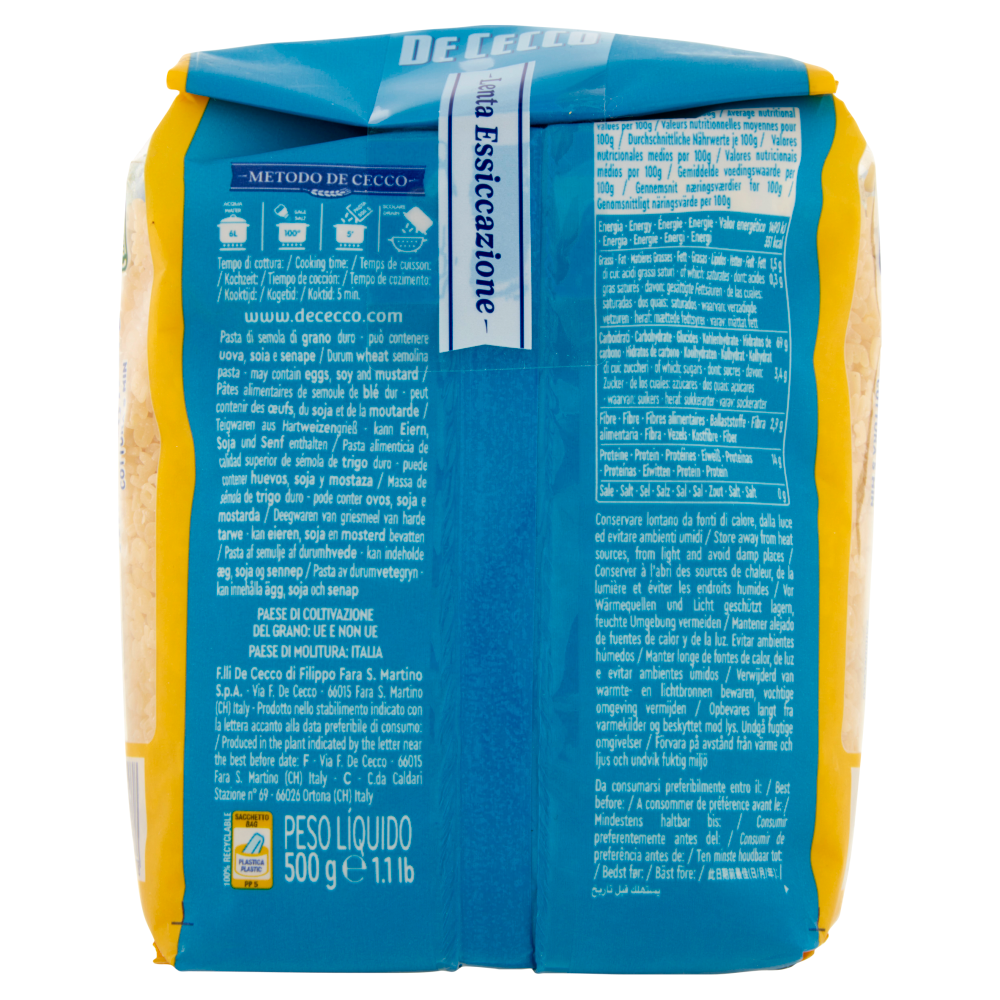 De Cecco Alfabeto n&deg;173 500 g