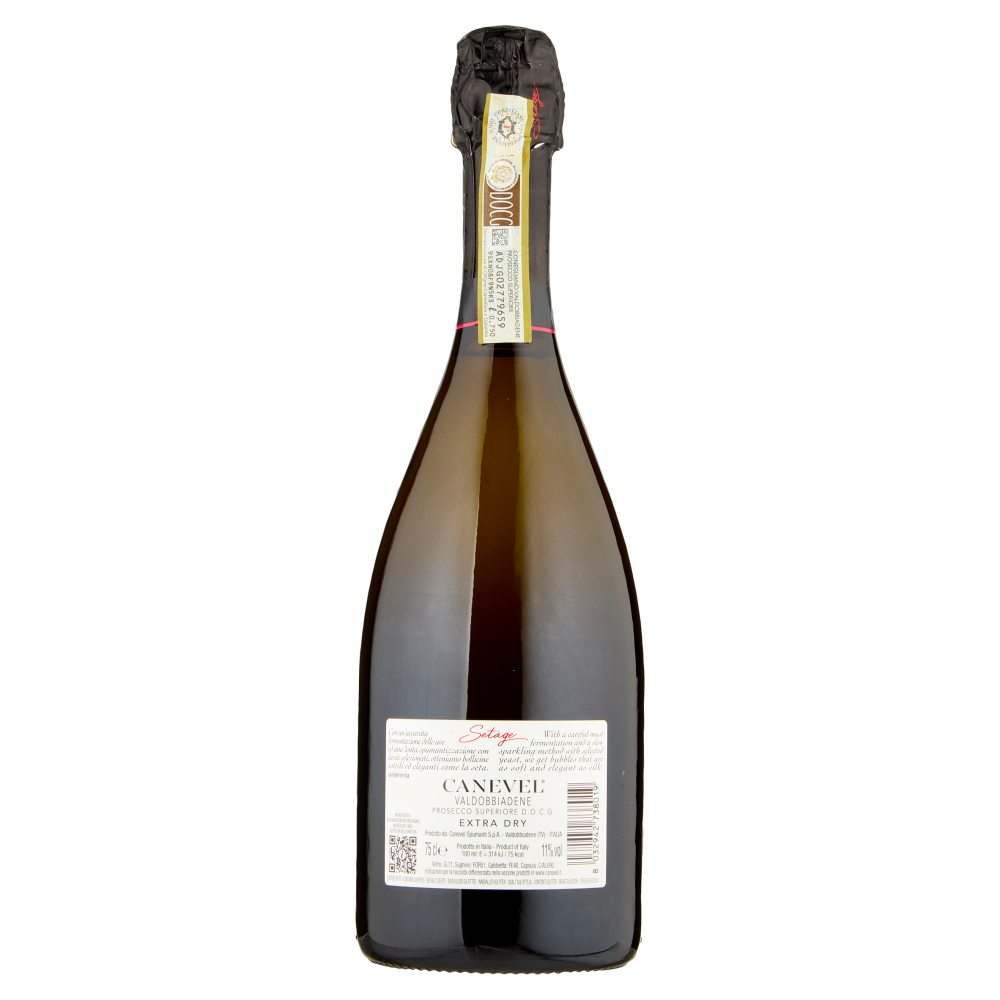 Canevel Valdobbiadene Prosecco Superiore D.O.C.G. Extra Dry Setàge 75 cl