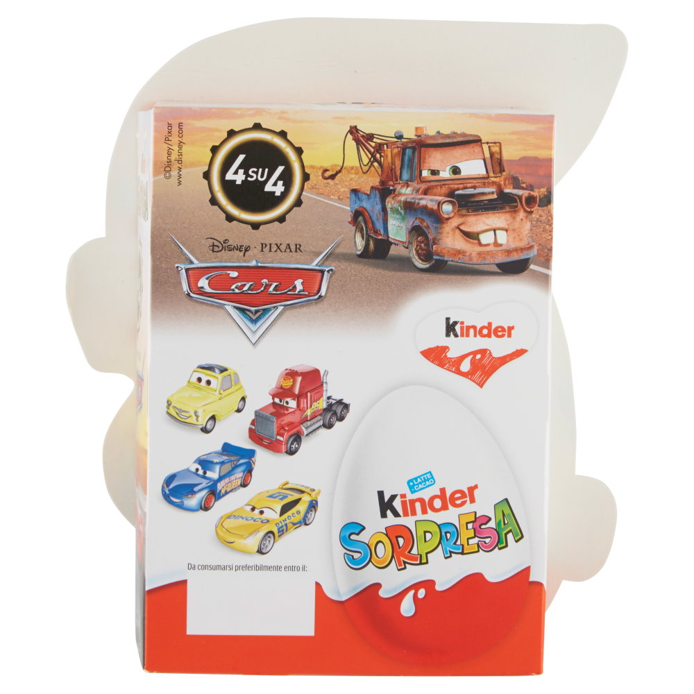Kinder Sorpresa Disney Cars 4 x 20 g