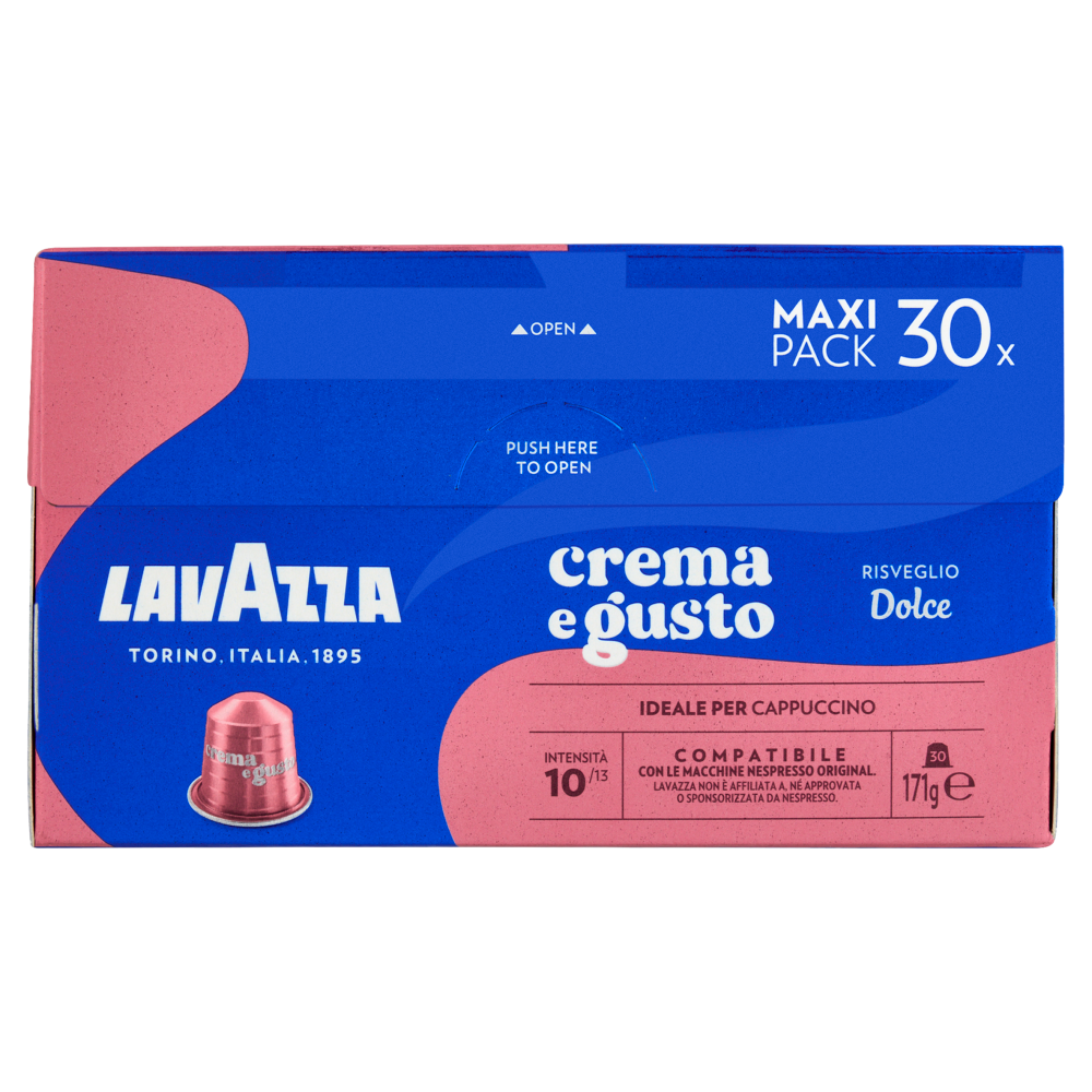 Lavazza crema e gusto Dolce Compatibile Nespresso Original 30 Capsule 171 g