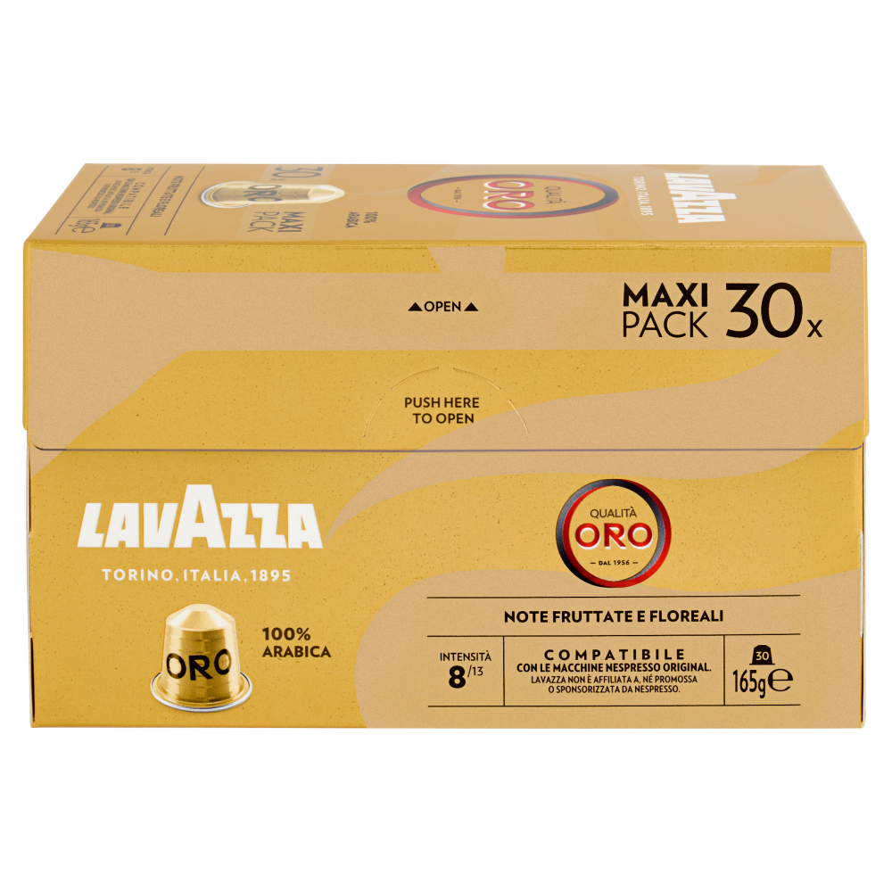 Lavazza Qualità Oro Compatibile con Nespresso Original 30 Capsule 165 g