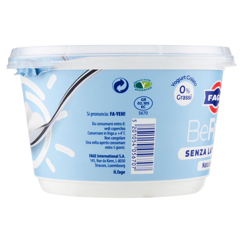 Fage BeFree Senza Lattosio Naturale 450 g