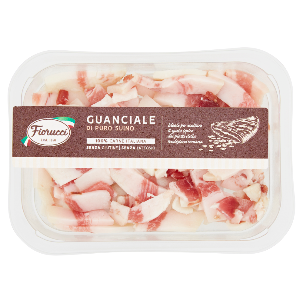 Fiorucci Guanciale di puro suino 100 g