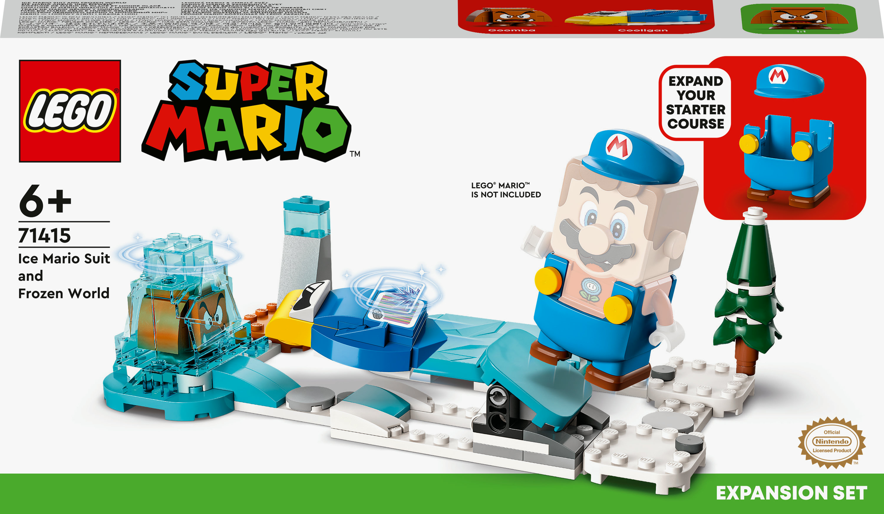 LEGO Super Mario Pack di espansione Costume di Mario ghiaccio e Mondo ghiacciato
