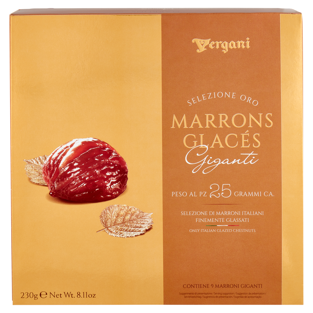 Vergani Selezione Oro Marrons Glacés Giganti 230 g